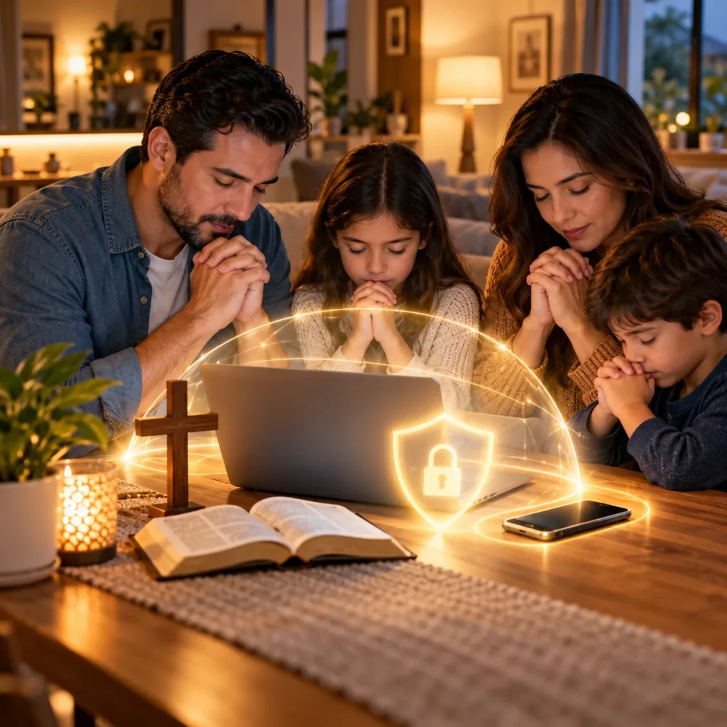 Oración para Proteger a la Familia de Estafas y Fraudes Digitales