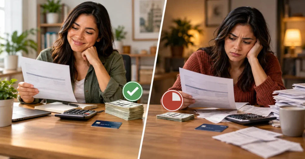 Diferencias entre pago total y pago mínimo de una tarjeta de crédito
